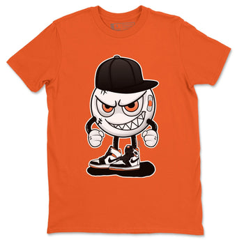 Jordan 1 Electro Orange Sneaker Match Tees Mischief Emoji Sneaker Tees Jordan 1 Electro Orange Sneaker Release Tees Unisex Shirts
