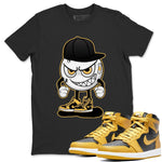 Jordan 1 Pollen Sneaker Match Tees Mischief Emoji Sneaker Tees Jordan 1 Pollen Sneaker Release Tees Unisex Shirts