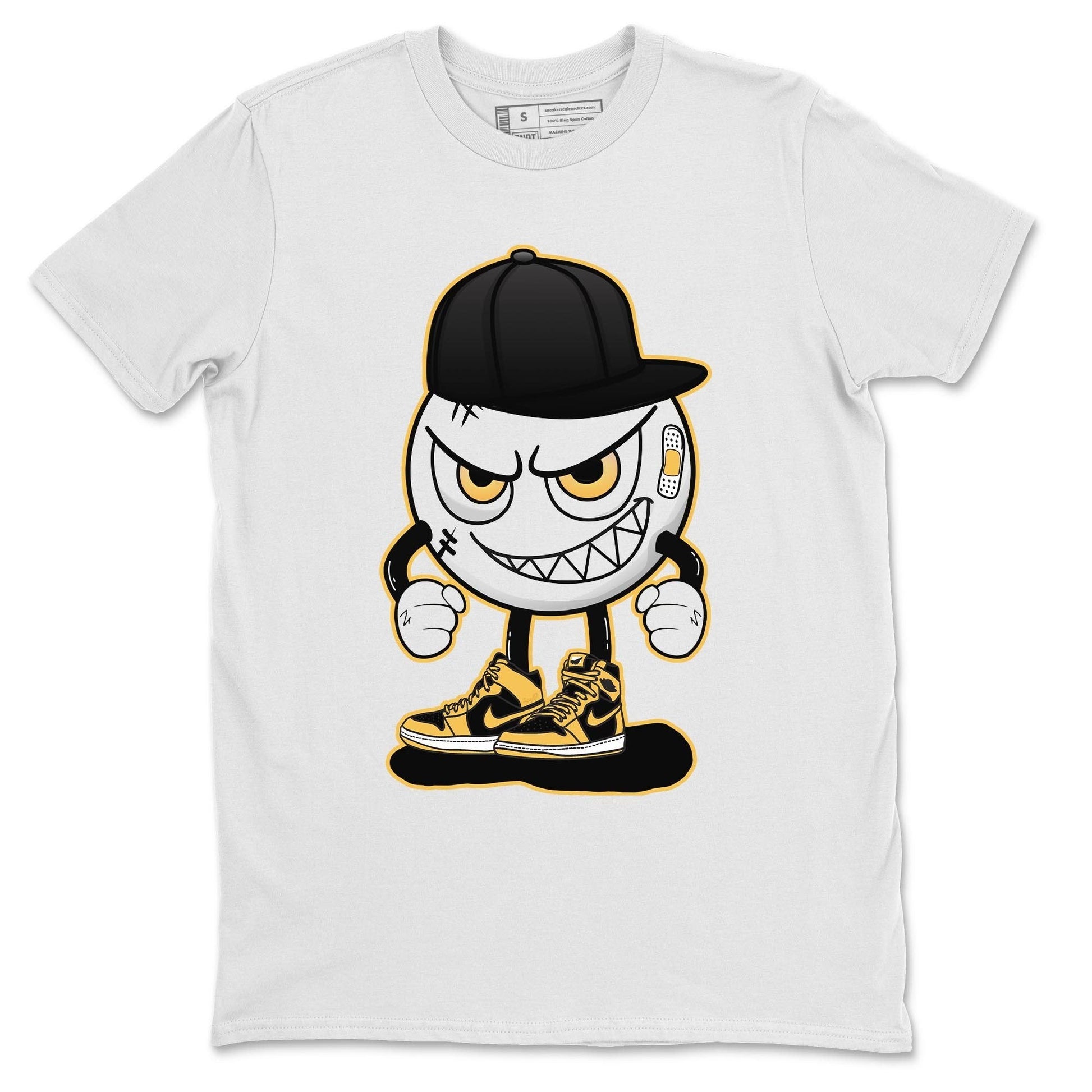 Jordan 1 Pollen Sneaker Match Tees Mischief Emoji Sneaker Tees Jordan 1 Pollen Sneaker Release Tees Unisex Shirts