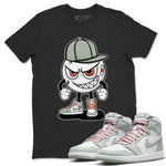 Jordan 1 Seafoam Sneaker Match Tees Mischief Emoji Sneaker Tees Jordan 1 Seafoam Sneaker Release Tees Unisex Shirts