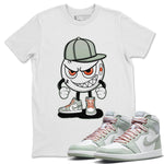 Jordan 1 Seafoam Sneaker Match Tees Mischief Emoji Sneaker Tees Jordan 1 Seafoam Sneaker Release Tees Unisex Shirts