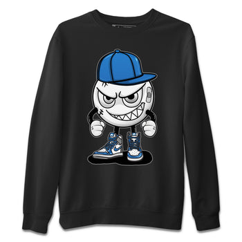 Jordan 1 True Blue Sneaker Match Tees Mischief Emoji Sneaker Tees Jordan 1 True Blue Sneaker Release Tees Unisex Shirts