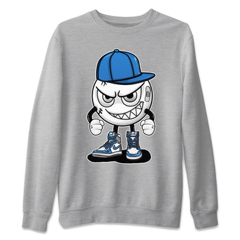 Jordan 1 True Blue Sneaker Match Tees Mischief Emoji Sneaker Tees Jordan 1 True Blue Sneaker Release Tees Unisex Shirts