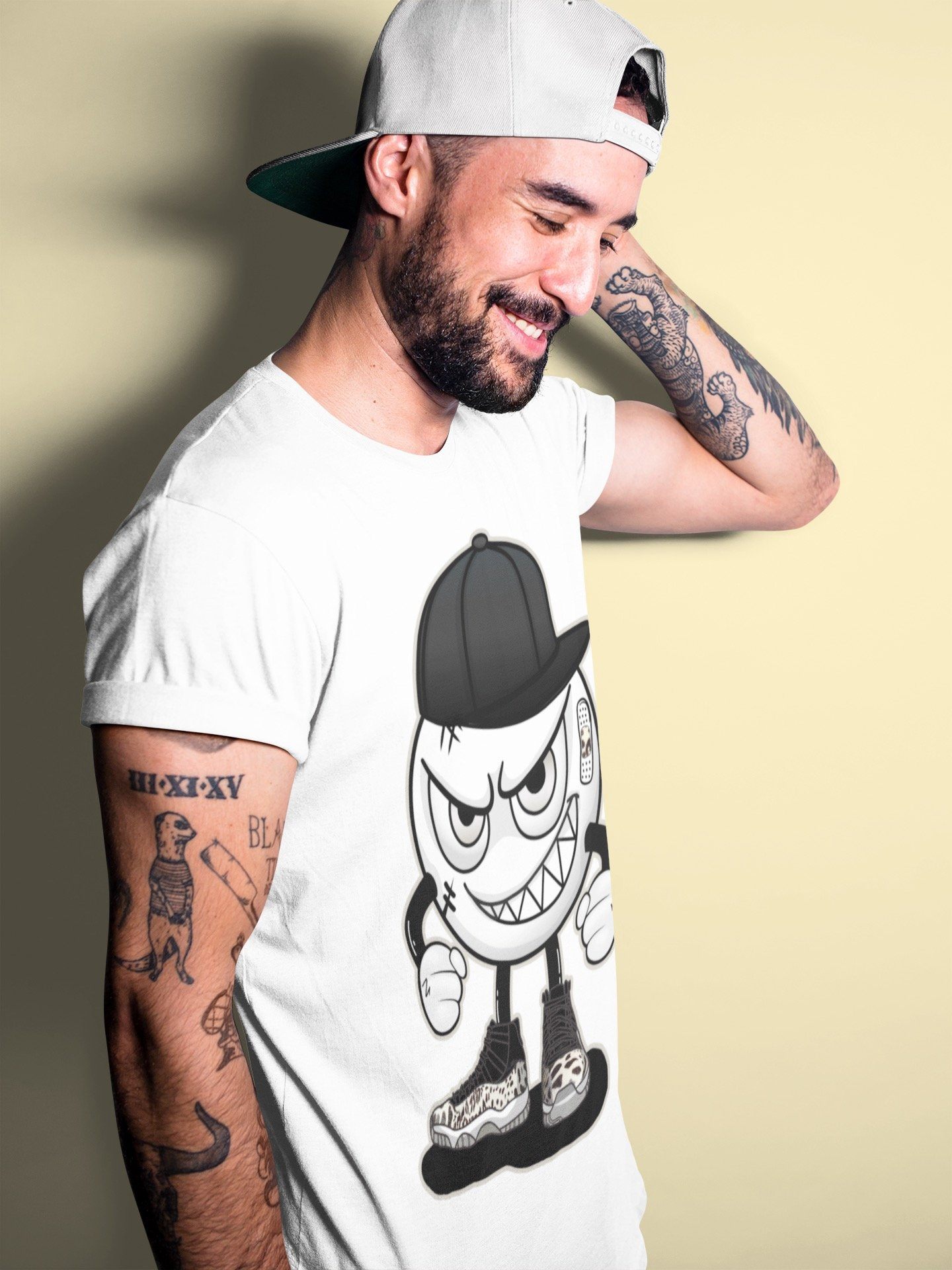 Jordan 11 Animal Instinct Sneaker Match Tees Mischief Emoji Sneaker Tees Jordan 11 Animal Instinct Sneaker Release Tees Unisex Shirts