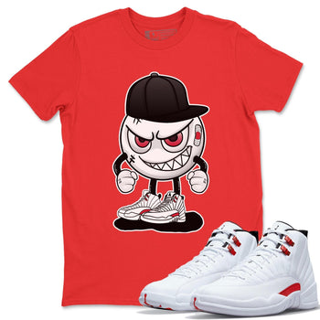 Jordan 12 Twist Sneaker Match Tees Mischief Emoji Sneaker Tees Jordan 12 Twist Sneaker Release Tees Unisex Shirts