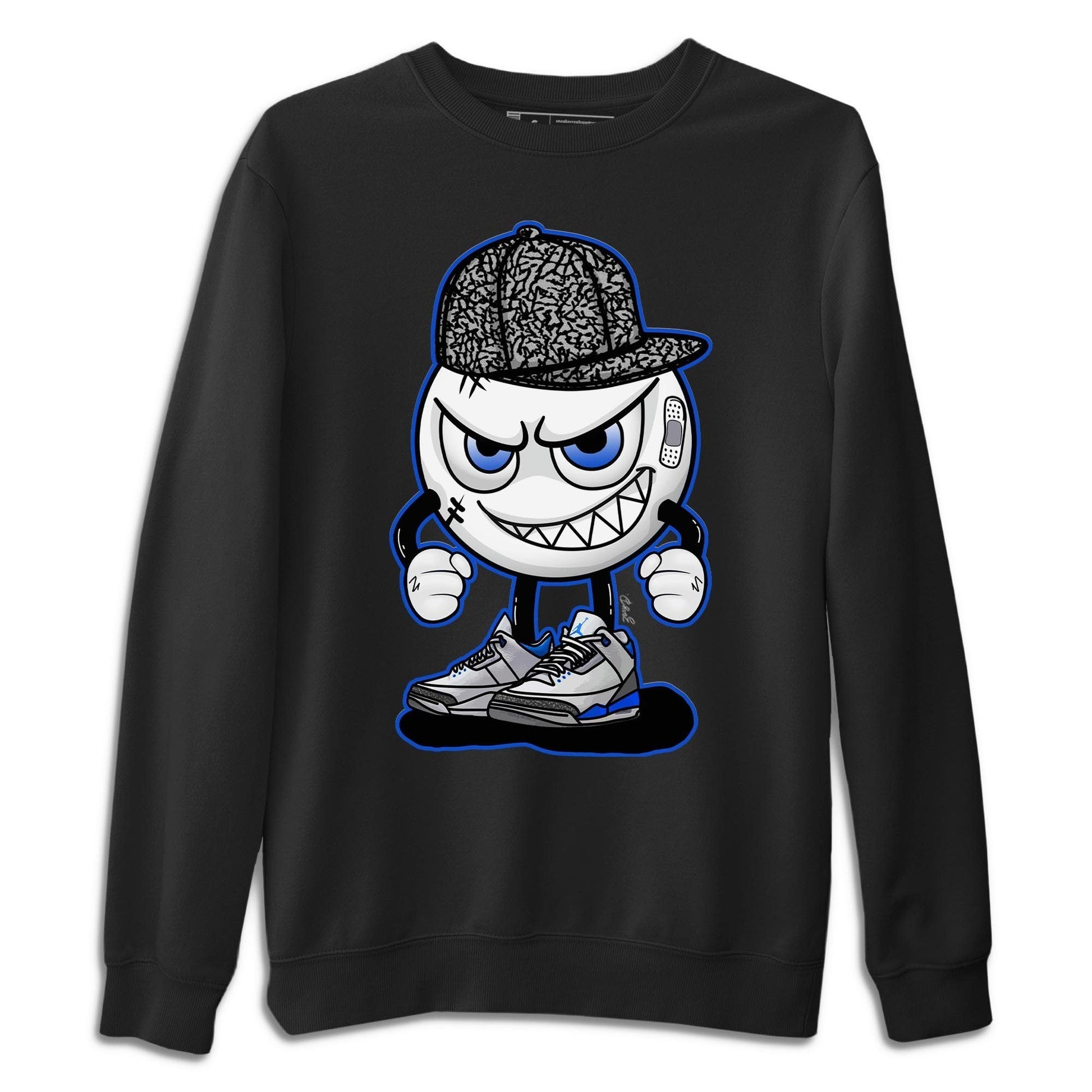 Jordan 3 Racer Blue Sneaker Match Tees Mischief Emoji Sneaker Tees Jordan 3 Racer Blue Sneaker Release Tees Unisex Shirts