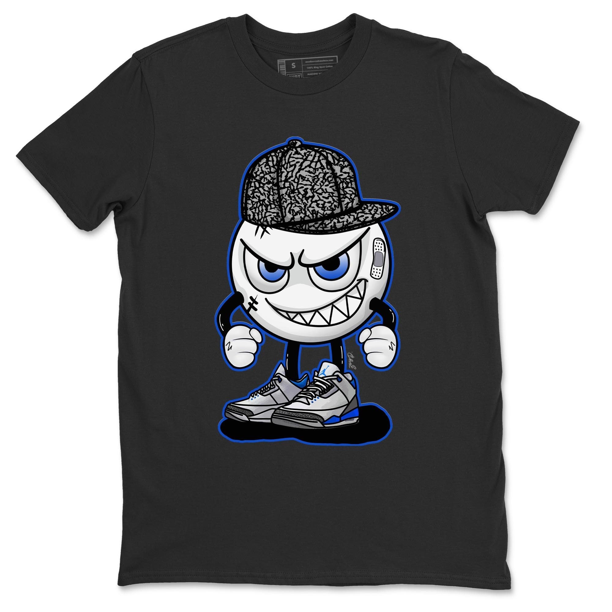 Jordan 3 Racer Blue Sneaker Match Tees Mischief Emoji Sneaker Tees Jordan 3 Racer Blue Sneaker Release Tees Unisex Shirts
