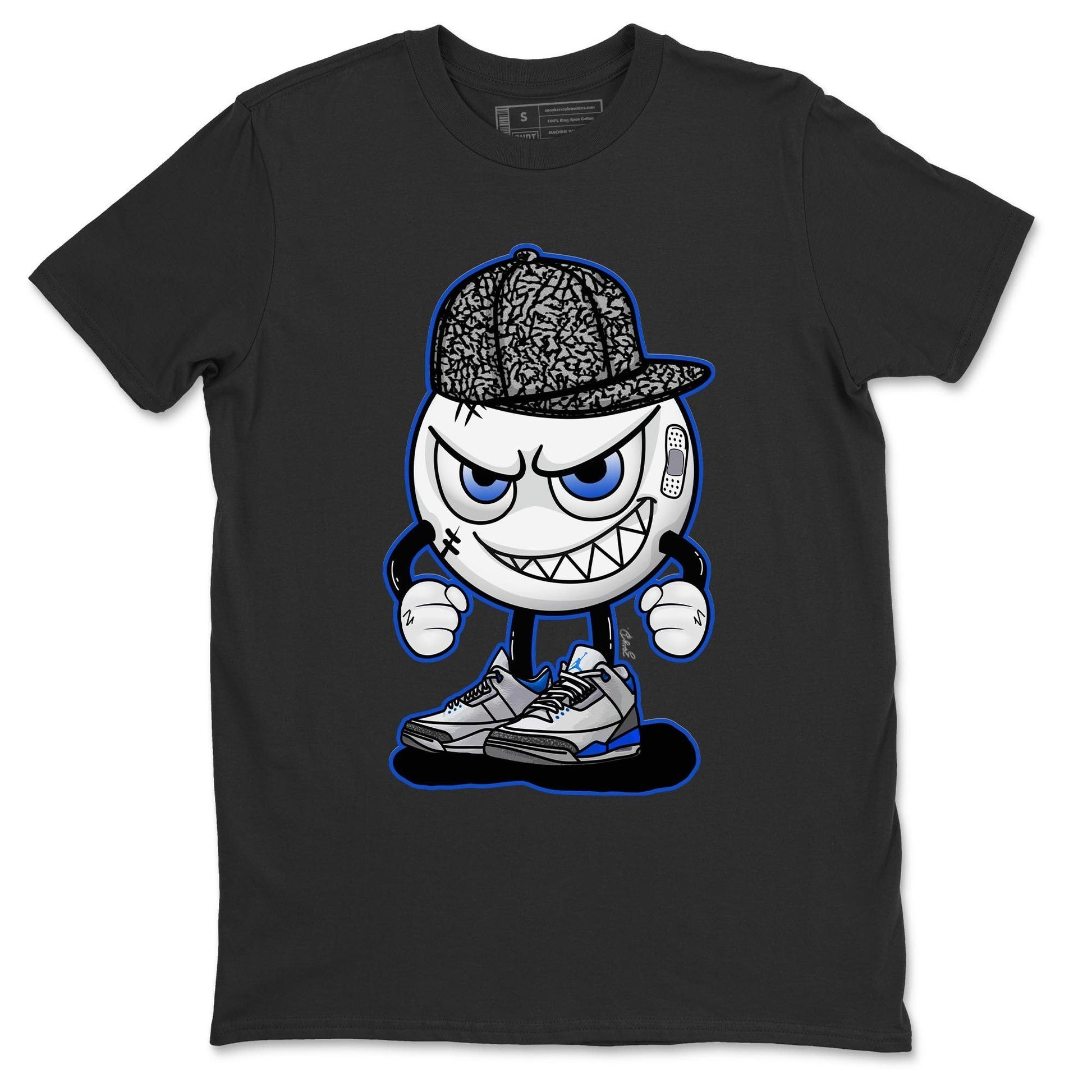 Jordan 3 Racer Blue Sneaker Match Tees Mischief Emoji Sneaker Tees Jordan 3 Racer Blue Sneaker Release Tees Unisex Shirts