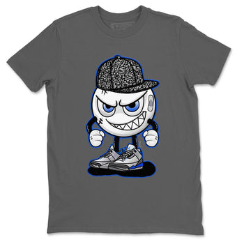 Jordan 3 Racer Blue Sneaker Match Tees Mischief Emoji Sneaker Tees Jordan 3 Racer Blue Sneaker Release Tees Unisex Shirts