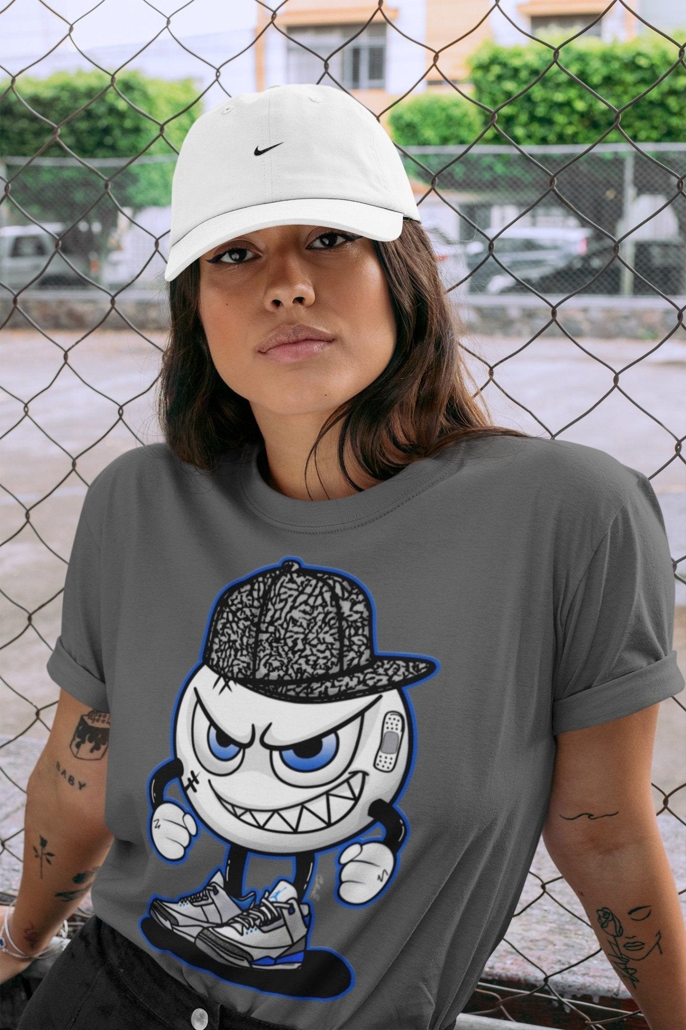 Jordan 3 Racer Blue Sneaker Match Tees Mischief Emoji Sneaker Tees Jordan 3 Racer Blue Sneaker Release Tees Unisex Shirts