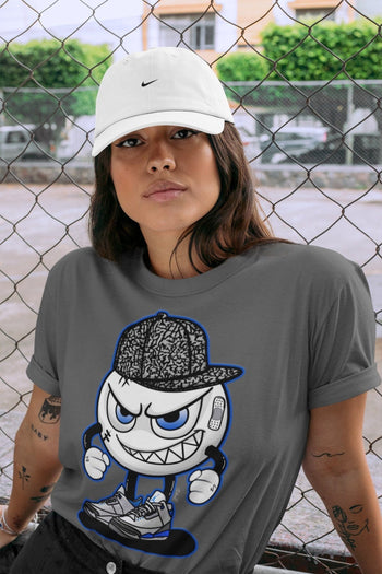 Jordan 3 Racer Blue Sneaker Match Tees Mischief Emoji Sneaker Tees Jordan 3 Racer Blue Sneaker Release Tees Unisex Shirts
