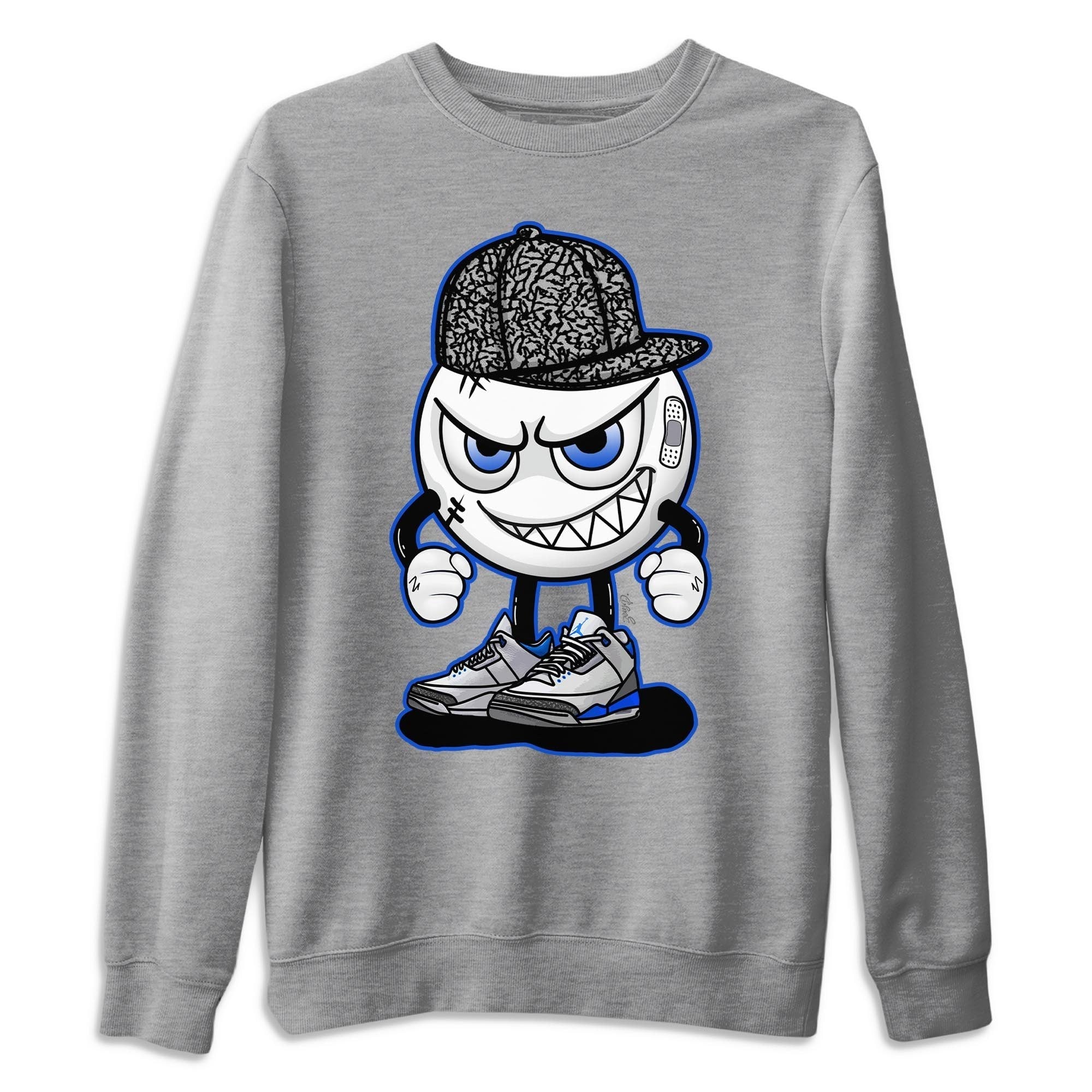 Jordan 3 Racer Blue Sneaker Match Tees Mischief Emoji Sneaker Tees Jordan 3 Racer Blue Sneaker Release Tees Unisex Shirts