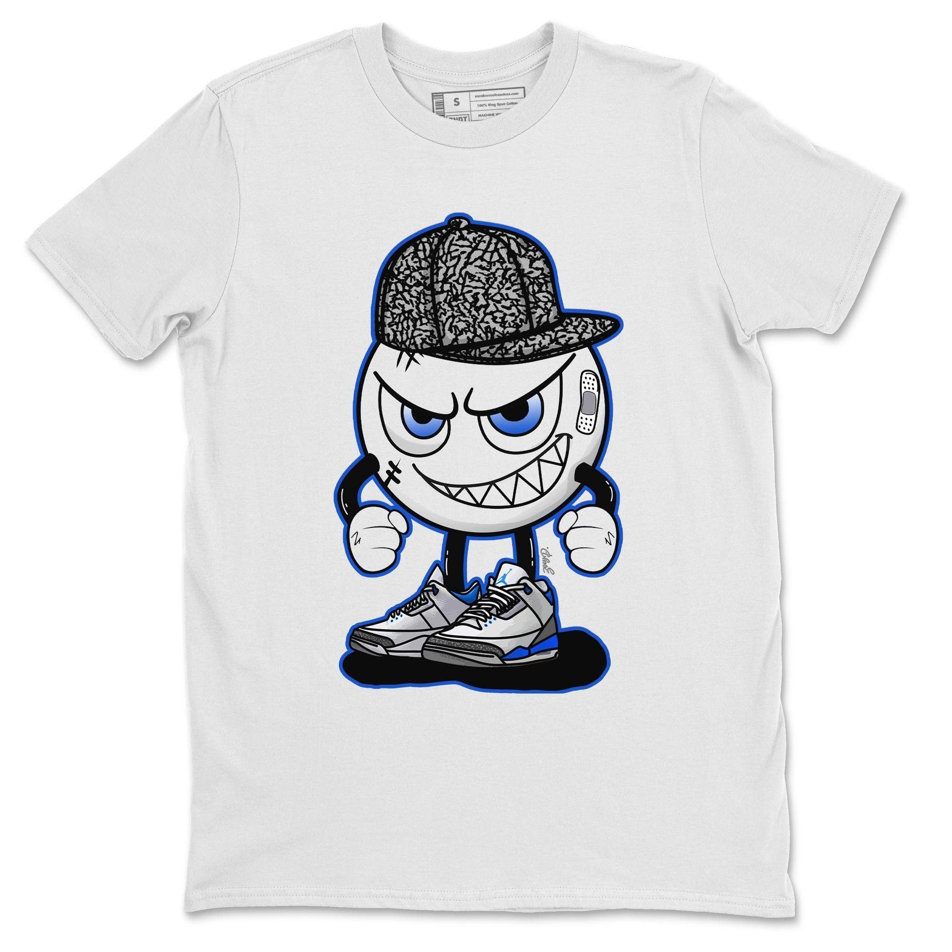 Jordan 3 Racer Blue Sneaker Match Tees Mischief Emoji Sneaker Tees Jordan 3 Racer Blue Sneaker Release Tees Unisex Shirts