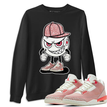 Jordan 3 Rust Pink Sneaker Match Tees Mischief Emoji Sneaker Tees Jordan 3 Rust Pink Sneaker Release Tees Unisex Shirts