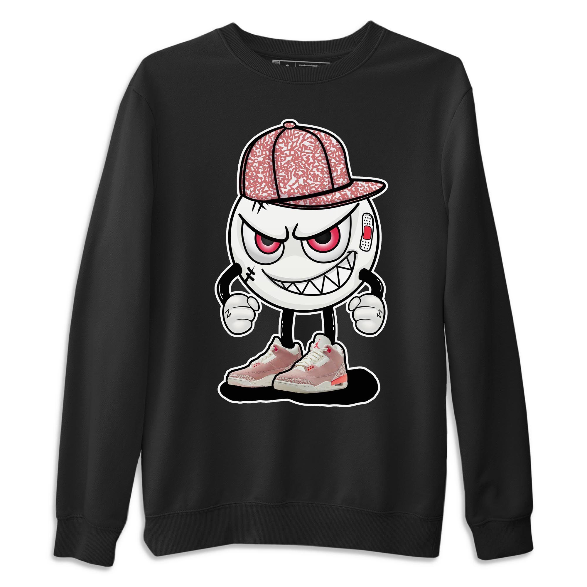 Jordan 3 Rust Pink Sneaker Match Tees Mischief Emoji Sneaker Tees Jordan 3 Rust Pink Sneaker Release Tees Unisex Shirts