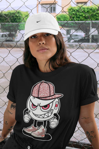 Jordan 3 Rust Pink Sneaker Match Tees Mischief Emoji Sneaker Tees Jordan 3 Rust Pink Sneaker Release Tees Unisex Shirts