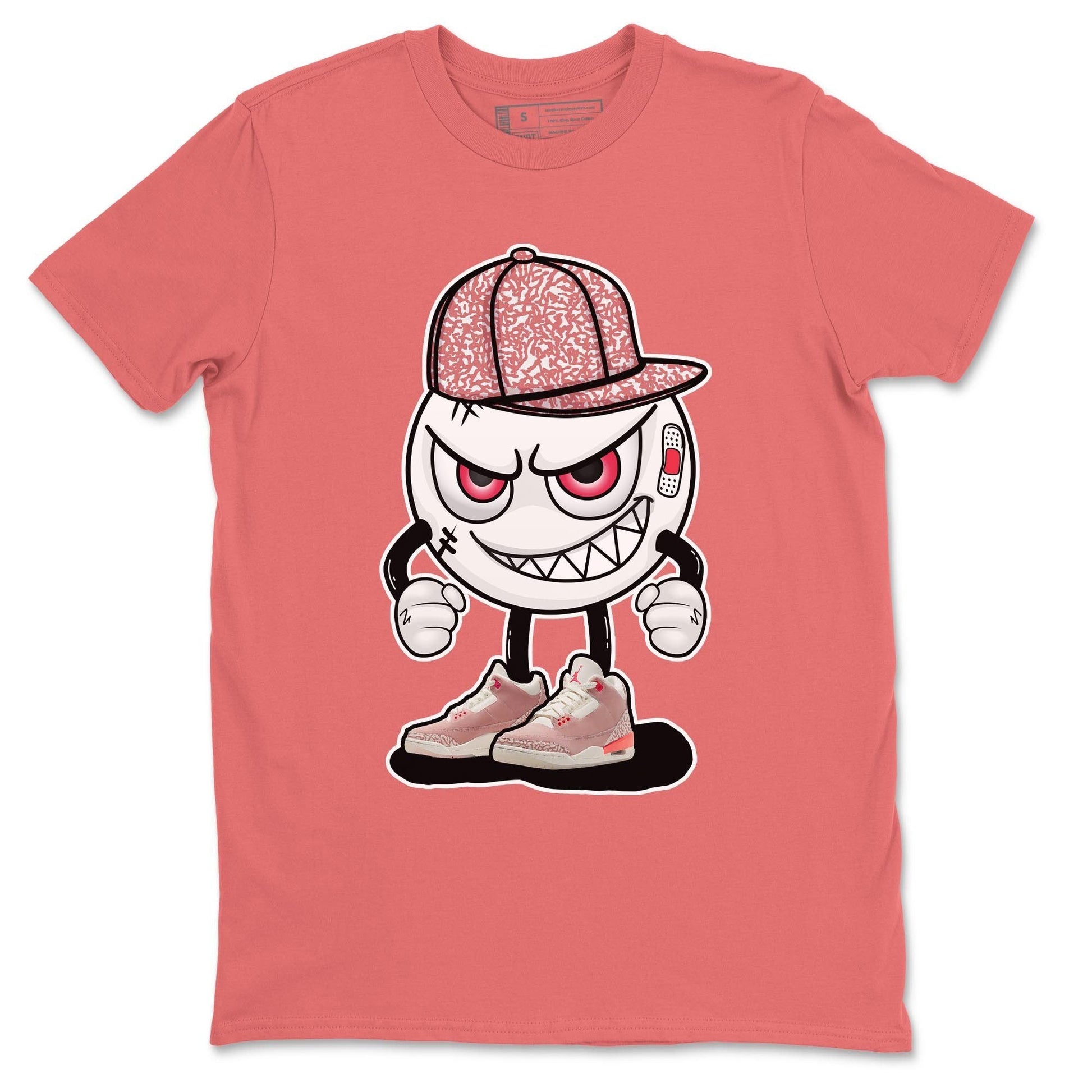 Jordan 3 Rust Pink Sneaker Match Tees Mischief Emoji Sneaker Tees Jordan 3 Rust Pink Sneaker Release Tees Unisex Shirts