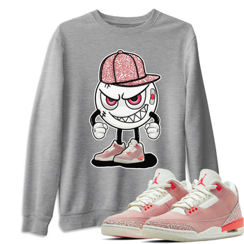 Jordan 3 Rust Pink Sneaker Match Tees Mischief Emoji Sneaker Tees Jordan 3 Rust Pink Sneaker Release Tees Unisex Shirts
