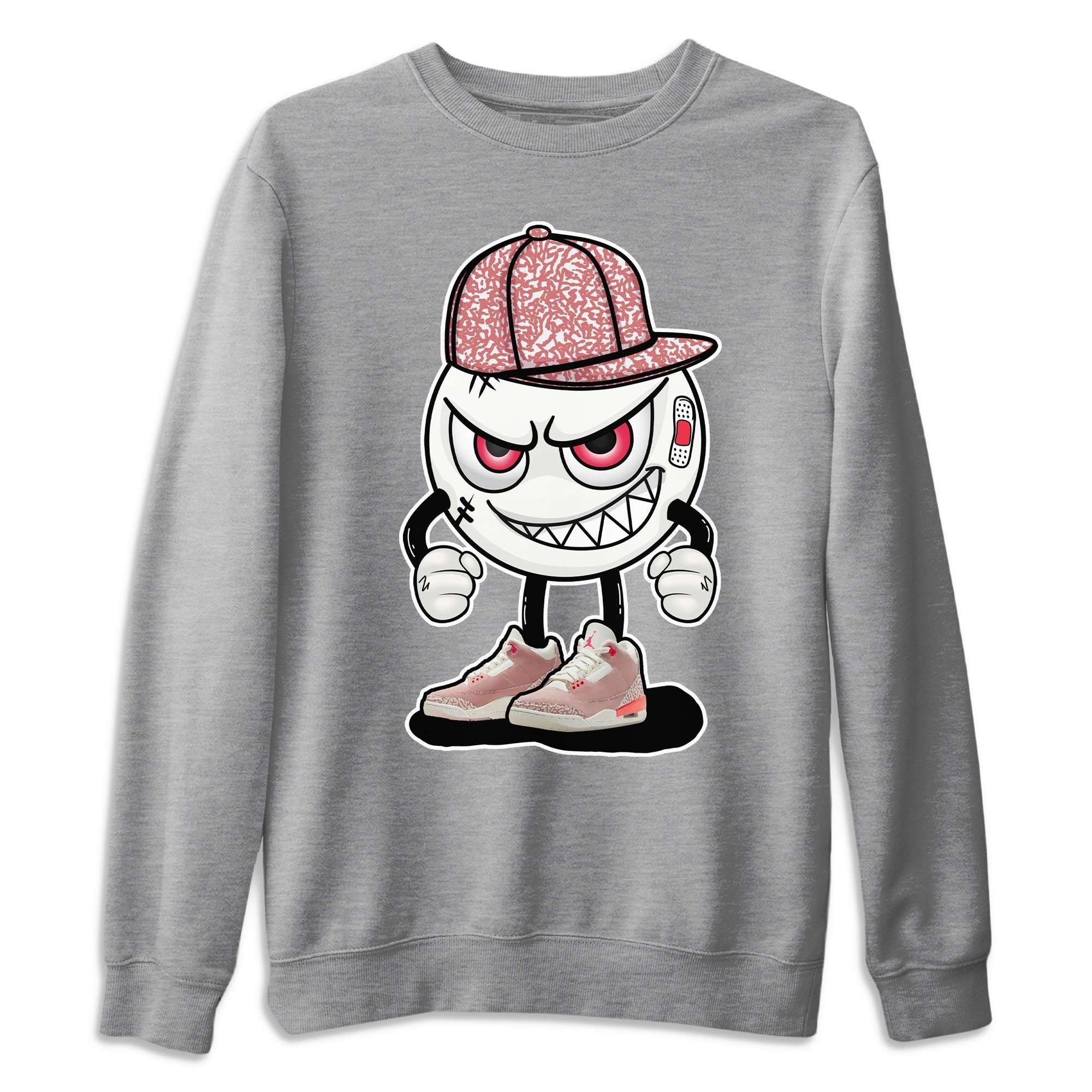 Jordan 3 Rust Pink Sneaker Match Tees Mischief Emoji Sneaker Tees Jordan 3 Rust Pink Sneaker Release Tees Unisex Shirts