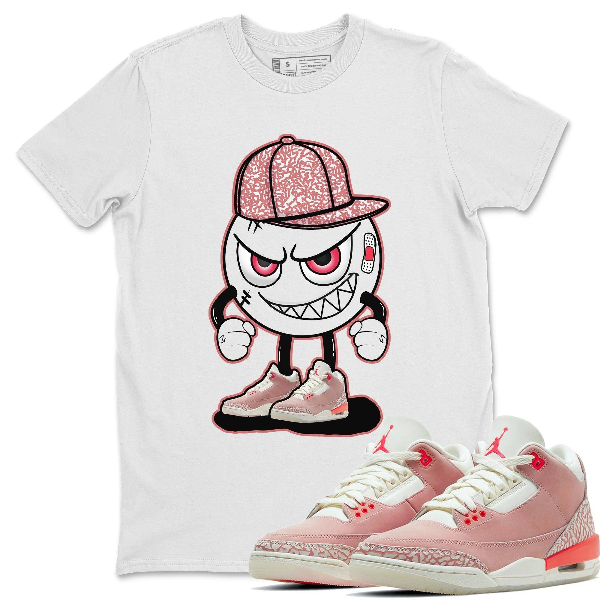 Jordan 3 Rust Pink Sneaker Match Tees Mischief Emoji Sneaker Tees Jordan 3 Rust Pink Sneaker Release Tees Unisex Shirts