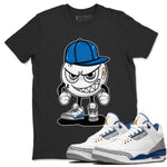 Air Jordan 3 Wizards Sneaker Match Tees Mischief Emoji Sneaker Tees Air Jordan 3 Wizards Sneaker Release Tees Unisex Shirts Black 1