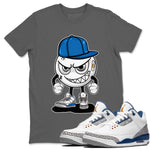 Air Jordan 3 Wizards Mischief Emoji Crew Neck Sneaker Tees Air Jordan 3 Wizards Sneaker T-Shirts Size Chart