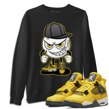 Jordan 4 Lightning Sneaker Match Tees Mischief Emoji Sneaker Tees Jordan 4 Lightning Sneaker Release Tees Unisex Shirts
