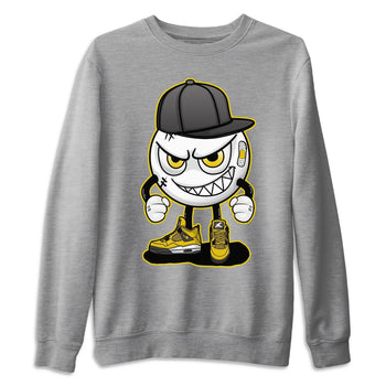 Jordan 4 Lightning Sneaker Match Tees Mischief Emoji Sneaker Tees Jordan 4 Lightning Sneaker Release Tees Unisex Shirts