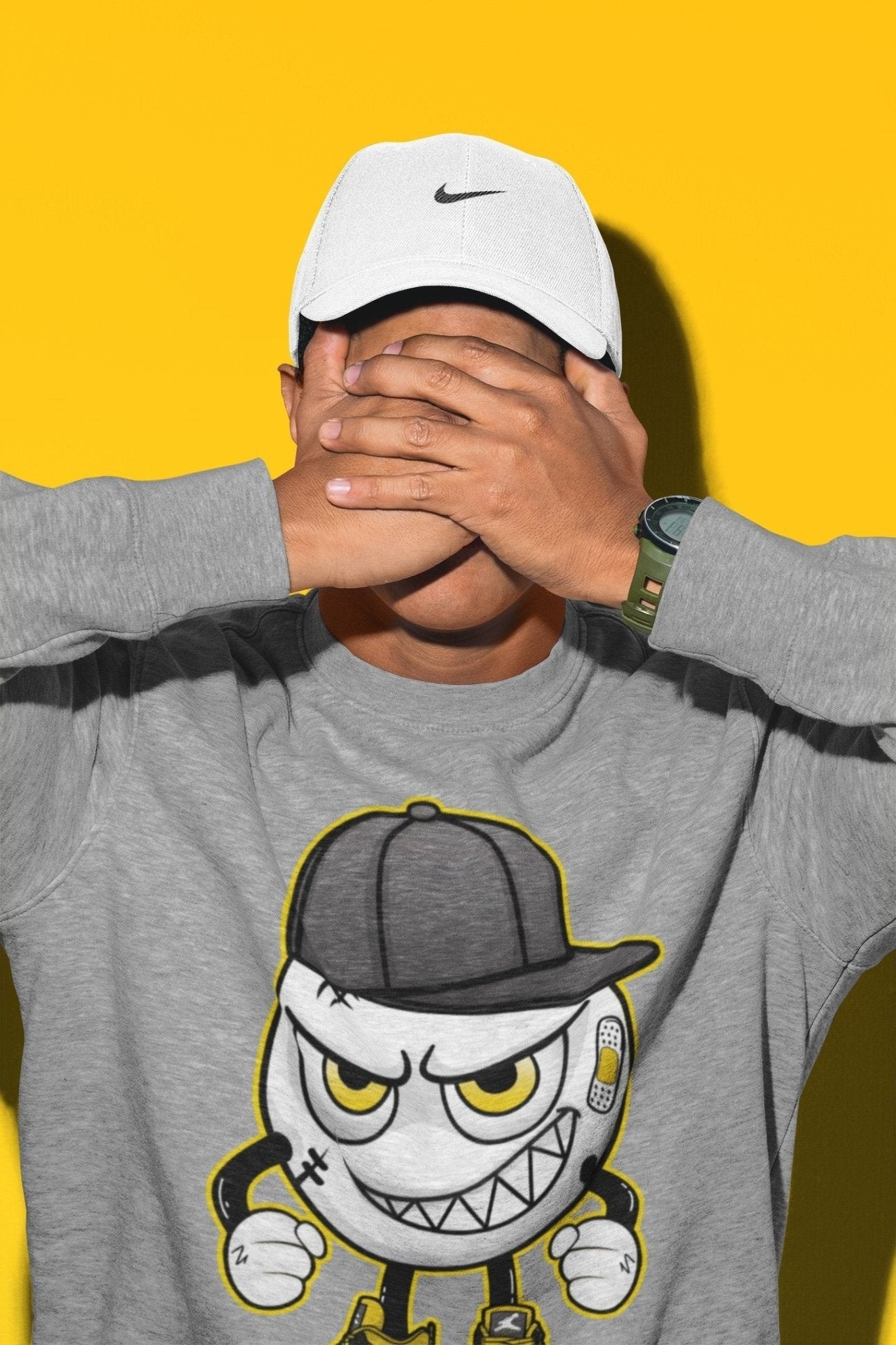 Jordan 4 Lightning Sneaker Match Tees Mischief Emoji Sneaker Tees Jordan 4 Lightning Sneaker Release Tees Unisex Shirts