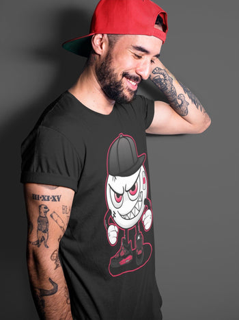 Jordan 4 Red Thunder Sneaker Match Tees Mischief Emoji Sneaker Tees Jordan 4 Red Thunder Sneaker Release Tees Unisex Shirts