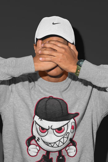 Jordan 4 Red Thunder Sneaker Match Tees Mischief Emoji Sneaker Tees Jordan 4 Red Thunder Sneaker Release Tees Unisex Shirts