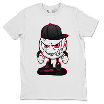 Jordan 4 Red Thunder Sneaker Match Tees Mischief Emoji Sneaker Tees Jordan 4 Red Thunder Sneaker Release Tees Unisex Shirts