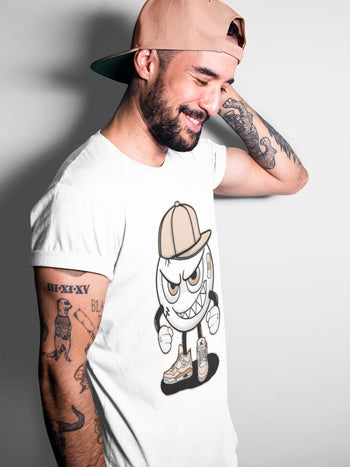 Jordan 4 Shimmer Sneaker Match Tees Mischief Emoji Sneaker Tees Jordan 4 Shimmer Sneaker Release Tees Unisex Shirts