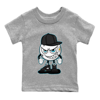 Jordan 5 Aqua Sneaker Match Tees Mischief Emoji Sneaker Tees Jordan 5 Aqua Sneaker Release Tees Kids Shirts