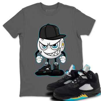 Jordan 5 Aqua Sneaker Match Tees Mischief Emoji Sneaker Tees Jordan 5 Aqua Sneaker Release Tees Unisex Shirts