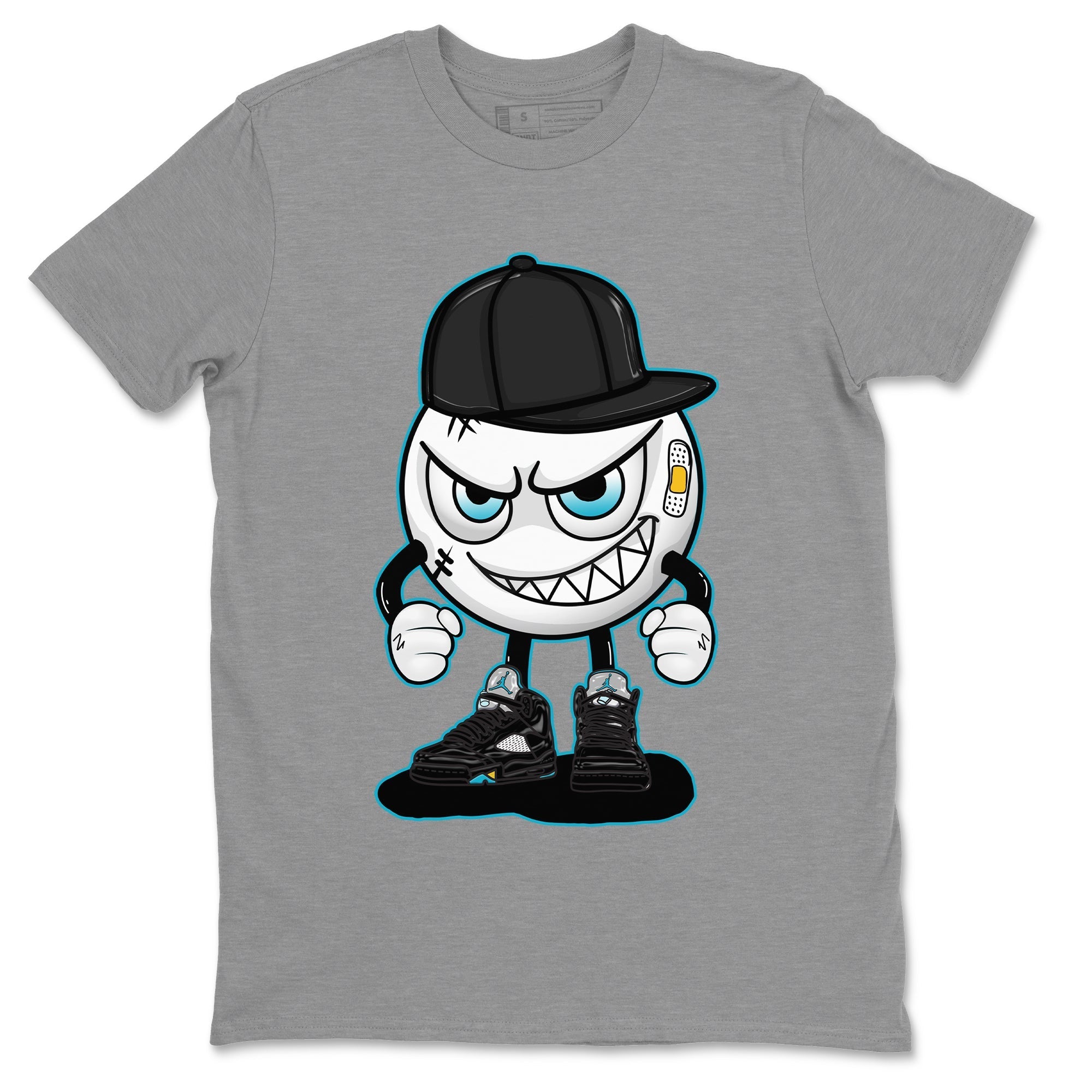 Jordan 5 Aqua Sneaker Match Tees Mischief Emoji Sneaker Tees Jordan 5 Aqua Sneaker Release Tees Unisex Shirts