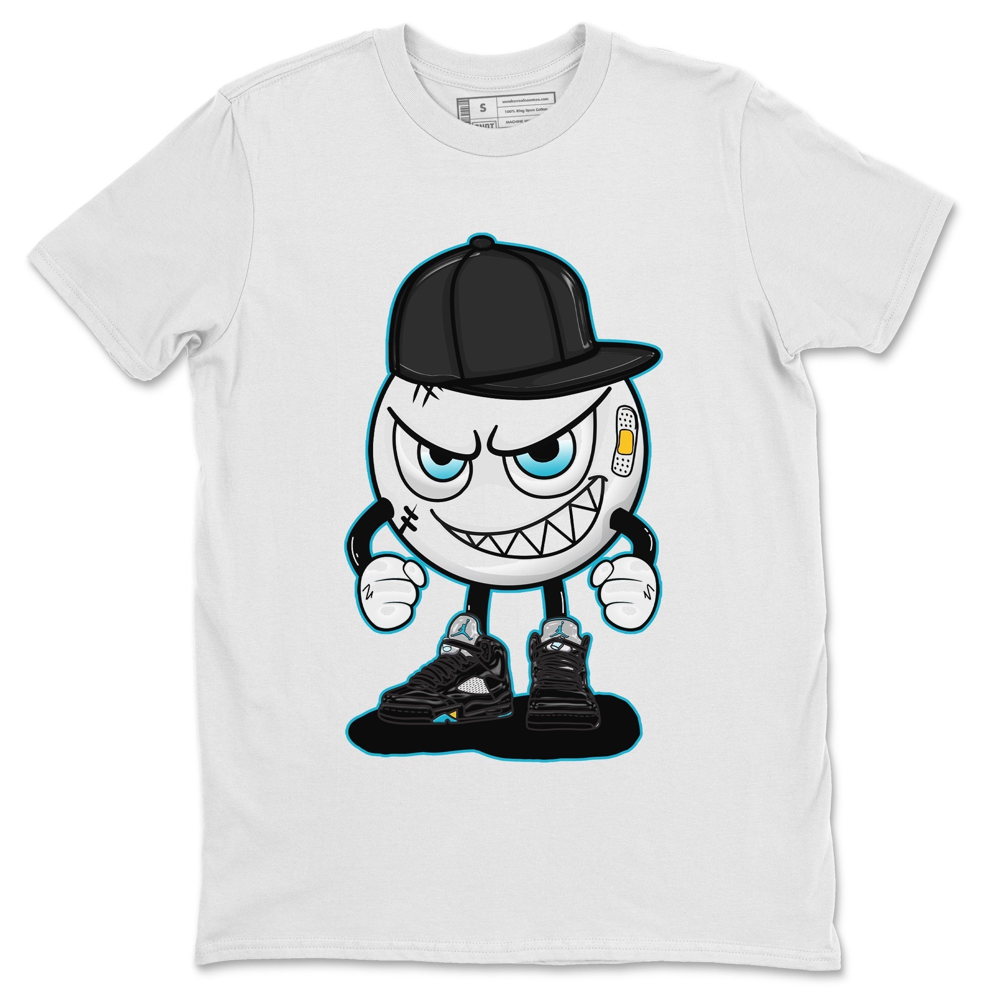 Jordan 5 Aqua Sneaker Match Tees Mischief Emoji Sneaker Tees Jordan 5 Aqua Sneaker Release Tees Unisex Shirts