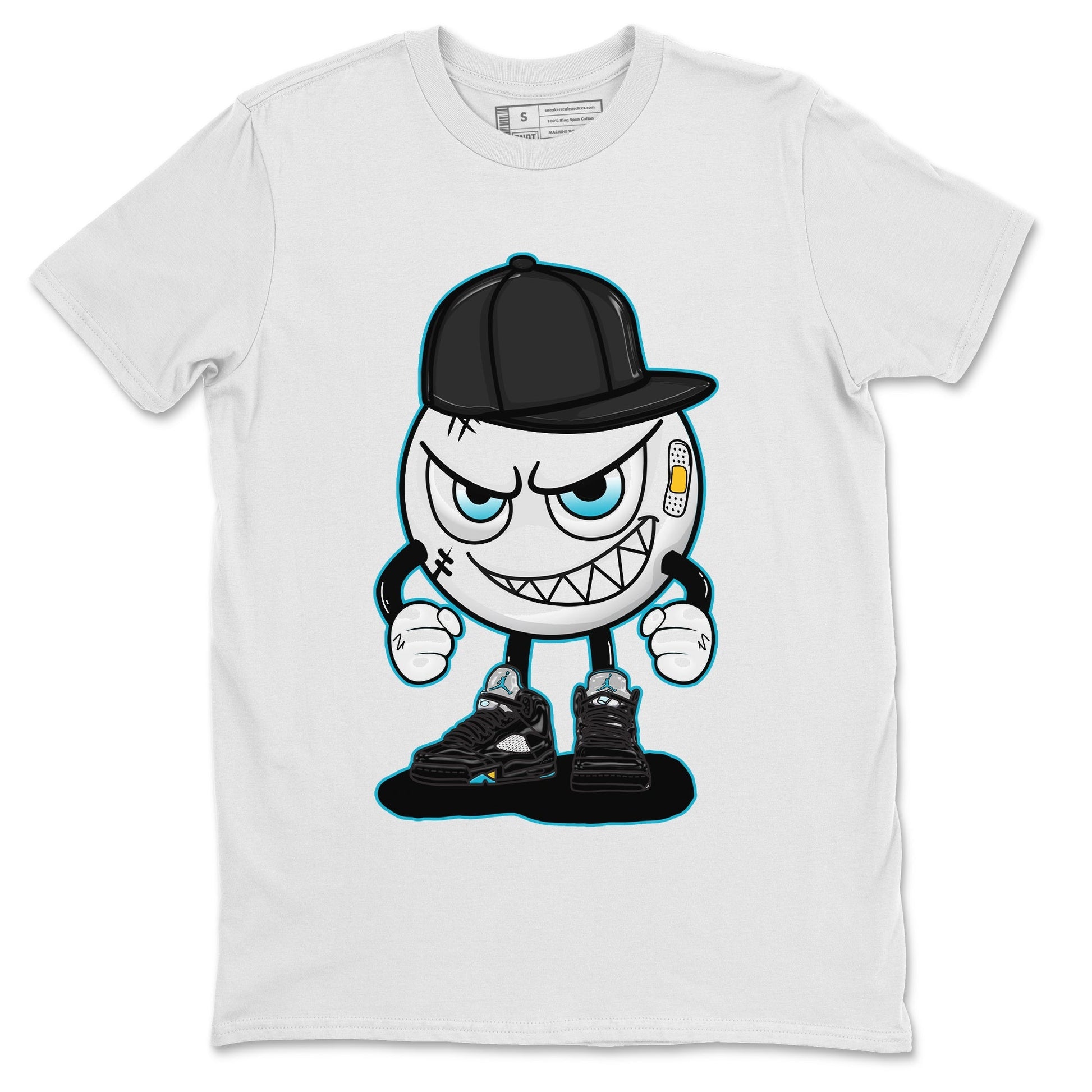 Jordan 5 Aqua Sneaker Match Tees Mischief Emoji Sneaker Tees Jordan 5 Aqua Sneaker Release Tees Unisex Shirts