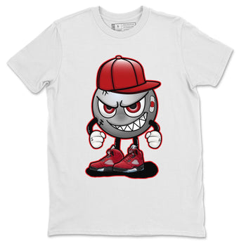 Jordan 5 Raging Bull Sneaker Match Tees Mischief Emoji Sneaker Tees Jordan 5 Raging Bull Sneaker Release Tees Unisex Shirts