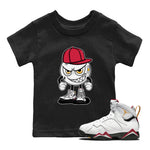 Jordan 7 Cardinal Sneaker Match Tees Mischief Emoji Sneaker Tees Jordan 7 Cardinal Sneaker Release Tees Kids Shirts