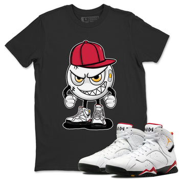 Jordan 7 Cardinal Sneaker Match Tees Mischief Emoji Sneaker Tees Jordan 7 Cardinal Sneaker Release Tees Unisex Shirts