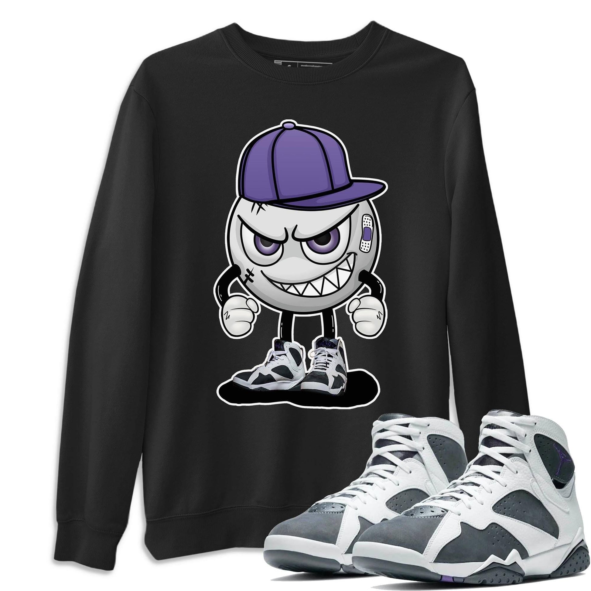 Jordan 7 Flint Sneaker Match Tees Mischief Emoji Sneaker Tees Jordan 7 Flint Sneaker Release Tees Unisex Shirts