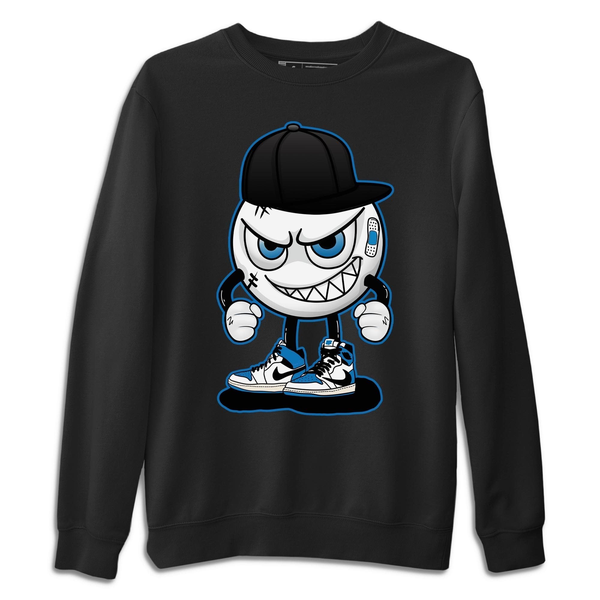 Jordan 1 Travis Scott Fragment Sneaker Match Tees Mischief Emoji Sneaker Tees Jordan 1 Travis Scott Fragment Sneaker Release Tees Unisex Shirts