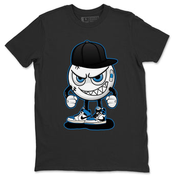 Jordan 1 Travis Scott Fragment Sneaker Match Tees Mischief Emoji Sneaker Tees Jordan 1 Travis Scott Fragment Sneaker Release Tees Unisex Shirts