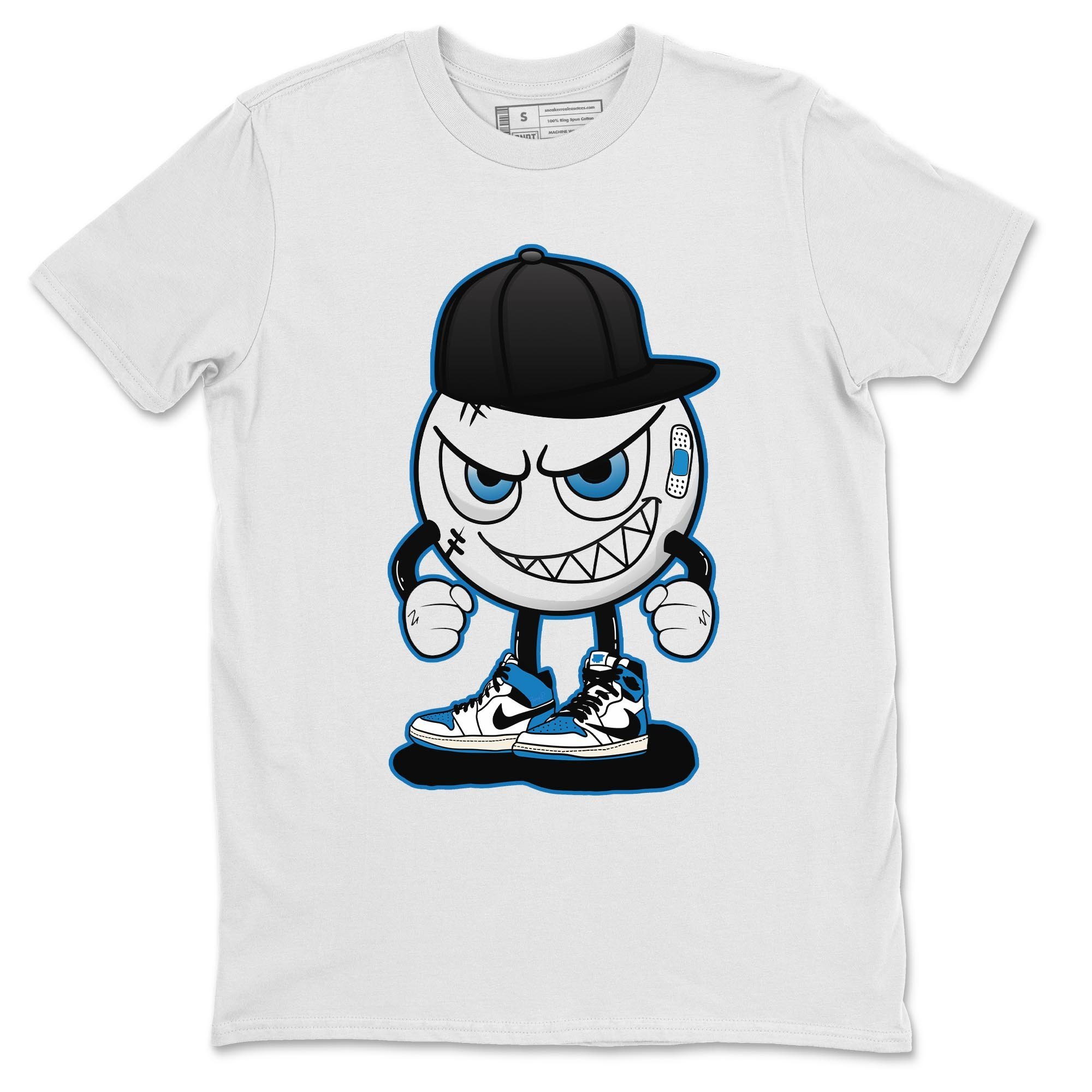 Jordan 1 Travis Scott Fragment Sneaker Match Tees Mischief Emoji Sneaker Tees Jordan 1 Travis Scott Fragment Sneaker Release Tees Unisex Shirts