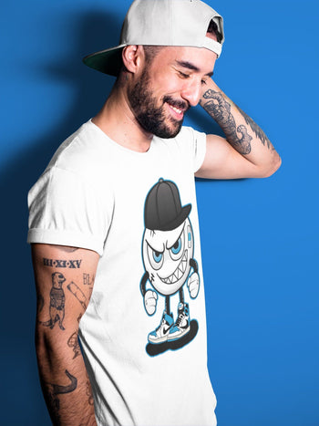 Jordan 1 Travis Scott Fragment Sneaker Match Tees Mischief Emoji Sneaker Tees Jordan 1 Travis Scott Fragment Sneaker Release Tees Unisex Shirts