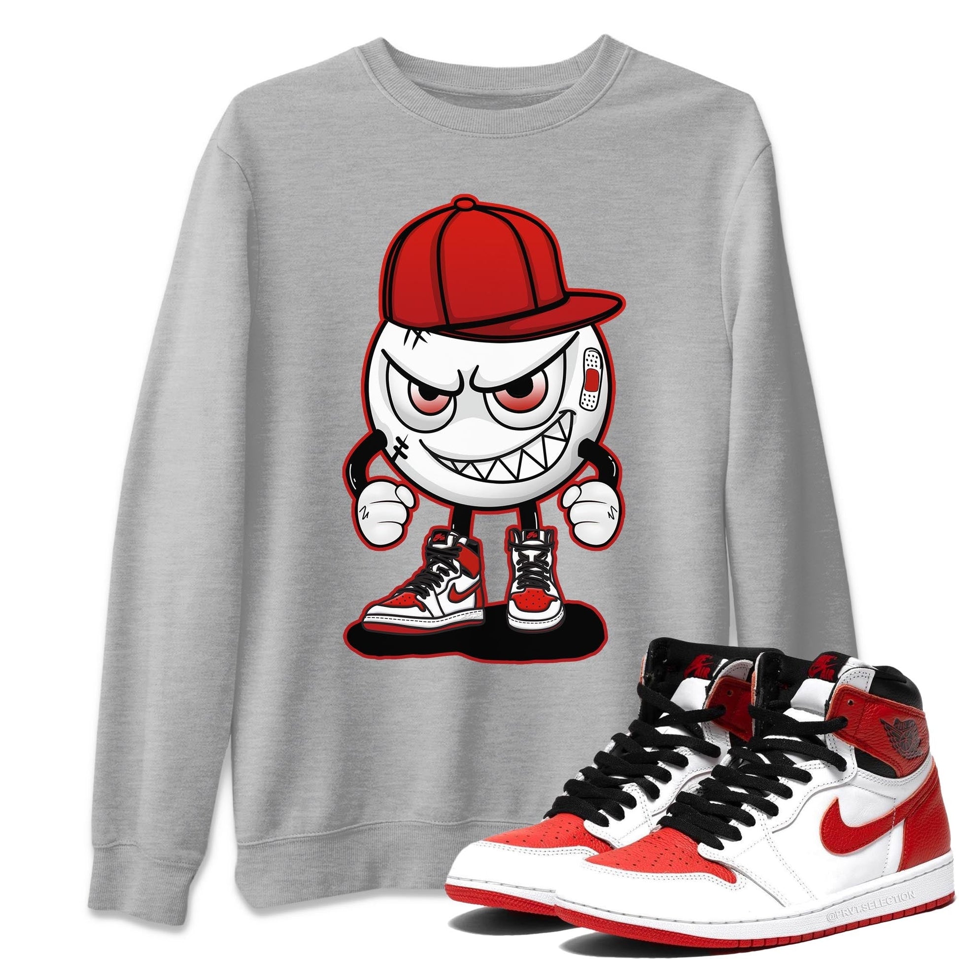 Jordan 1 Heritage Sneaker Match Tees Mischief Emoji Sneaker Tees Jordan 1 Heritage Sneaker Release Tees Unisex Shirts