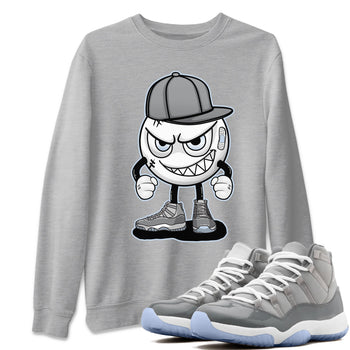 Jordan 11 Cool Grey Sneaker Match Tees Mischief Emoji Sneaker Tees Jordan 11 Cool Grey Sneaker Release Tees Unisex Shirts