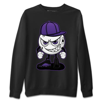 Jordan 13 Court Purple Sneaker Match Tees Mischief Emoji Sneaker Tees Jordan 13 Court Purple Sneaker Release Tees Unisex Shirts