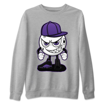 Jordan 13 Court Purple Sneaker Match Tees Mischief Emoji Sneaker Tees Jordan 13 Court Purple Sneaker Release Tees Unisex Shirts